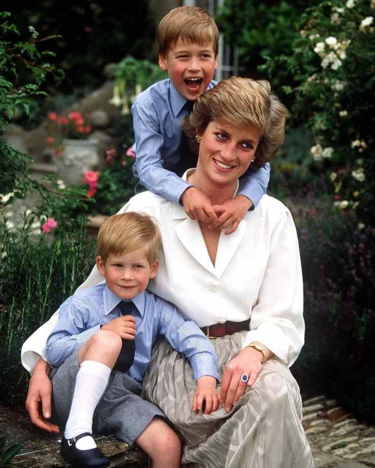 Lady Diana, William ed Harry